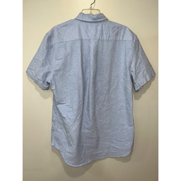 US Polo Assn Mens Button-Down Shirt Size Large Blue Stretch - Picture 2 of 9